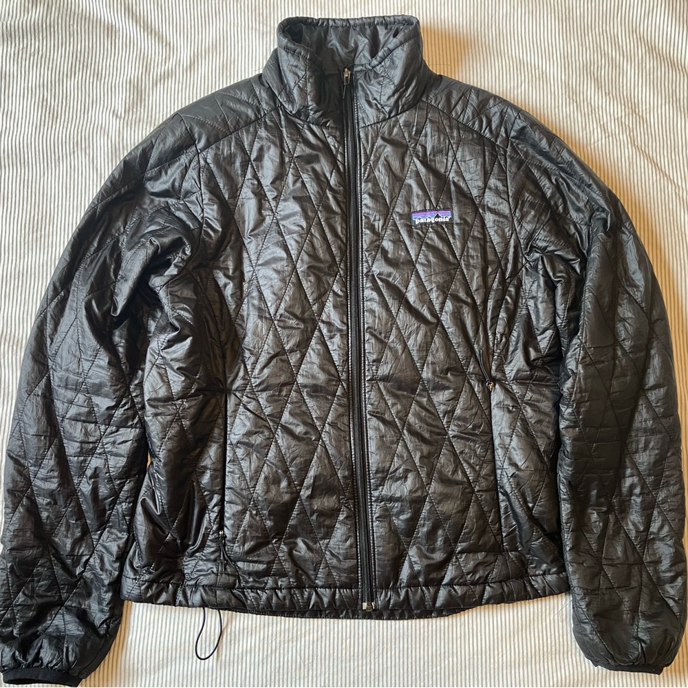 Patagonia Women’s Black Nano Puff Diamond Quilted Jacket